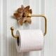 Brass Butterfly Toilet Roll Holder
