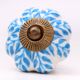 Old Turquoise Leaf Dresser Knob