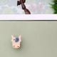 Multicolor Wooden Cow Face Dresser Knobs
