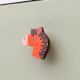 Multicolor Wooden Horse Knob for Kids Cabinet