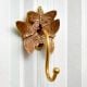 Set of 4 Bronze Brass Butterfly Bathroom Hardware Accessories