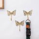 3 Pieces Brass Butterfly Vintage Wall Decor Hook For Hanging