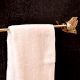 Modern Premium Brass Towel Hanger in Golden Finish