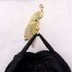 Brass Golden Peacock design Wall Hook for Hanging Clothes