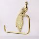 Handmade Brass Peacock Design Toilet Paper Holder for Bathroom