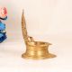 Vintage Handmade Gaja Lakshmi Oil Lamp for Indoor Decoration