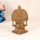 Indian Traditional Finest Brass Gaja Laxmi Oil Lamp for Decoration