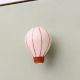 Pink Ceramic Hot Air Balloon Modern Kids Drawer Knob