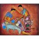 Prem Acrylic Oil Canvas Painting by Artist Nagnath C. Talwar 30 x 36 Inches