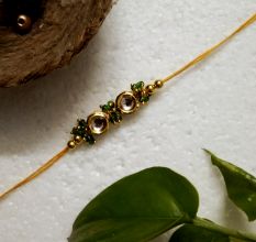 Wooden, Metal, Kundan Beads, Acrylic Beads Rakhi for Festive Gifting