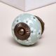 Sage Green Tiny Flower Ceramic Drawer Knob Online