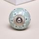 Sage Green Tiny Flower Ceramic Drawer Knob Online