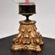 Handmade Finest Brass Glass Candle Stand for Home Decor