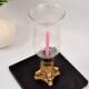 Handmade Finest Brass Glass Candle Stand for Home Decor