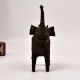 Vintage Finest Brass Elephant Statue in Bastar Art for Decoration