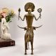 Vintage Finest Brass Statue of God Figure Riding Ox for Decor