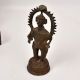 Handcrafted Vintage Brass Tribal God Statue for Home Decor