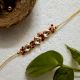 Traditional Rakhi with Wooden, Kundan Beads, Metal, Acrylic