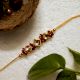 Wooden, Kundan Beads, Metal, Acrylic Beads Rakhi for Festive Gifting