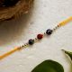 Classic Handmade Rakhi: Acrylic Beads, Glass Style