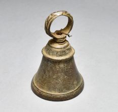 Indian Handmade Finest Bell Metal Temple Bell in Vintage Finish