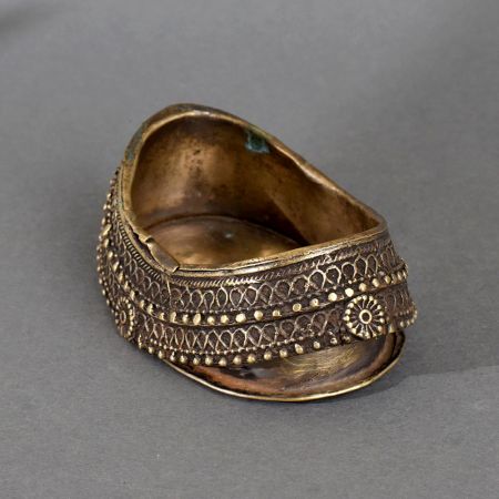 Vintage Tribal Brass Ashtray for Indoor Decoration