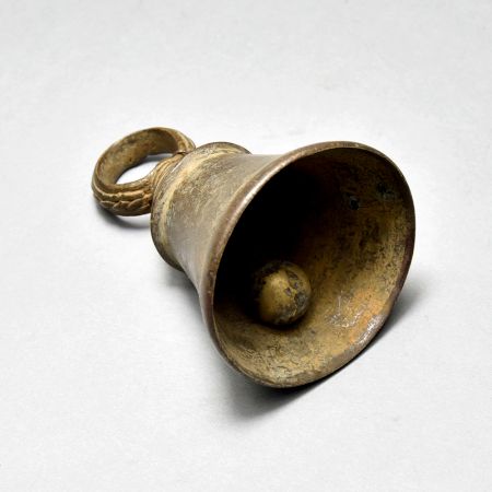 Indian Handmade Finest Bell Metal Temple Bell in Vintage Finish