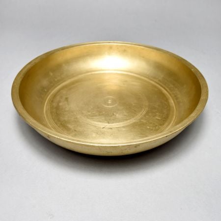 Handcrafted Holy Brass Bowl for Hindu Rituals and Decoration