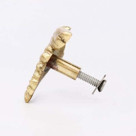 Golden Brass Modern Grape Shape Cabinet Knob