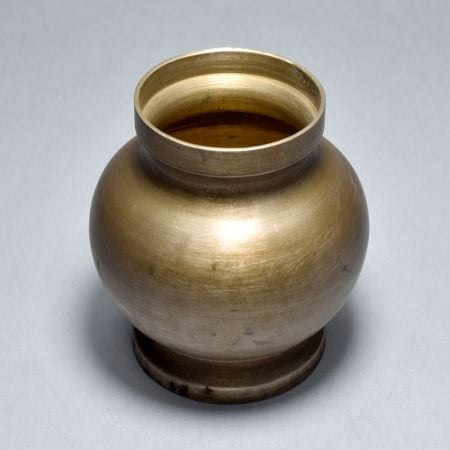 South Indian Vintage Brass Water Pot for Hindu Rituals