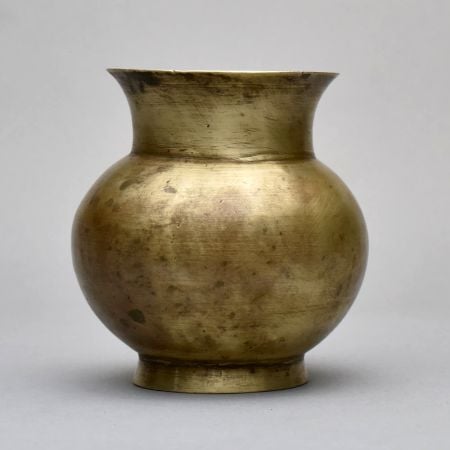 High-Quality Handcrafted Brass Holy Water Pot for Decoration