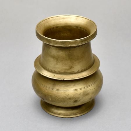 South Indian Handcrafted Water Pot Made of Brass for Rituals