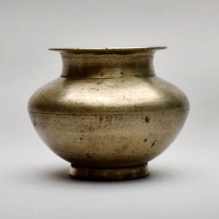 Handcrafted Best Quality Brass Holy Water Pot for Hindu Rituals