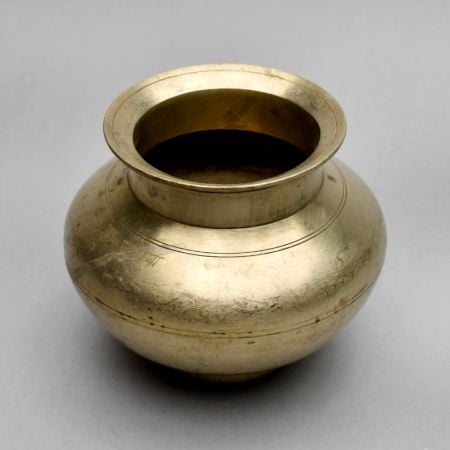 South Indian Look Brass Holy Water Pot for Hindu Rituals