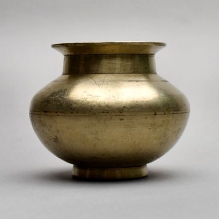 South Indian Look Brass Holy Water Pot for Hindu Rituals