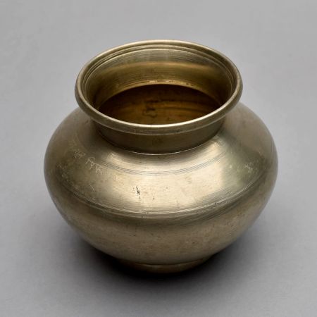 High Quality Brass Holy Water Pot for Hindu Rituals