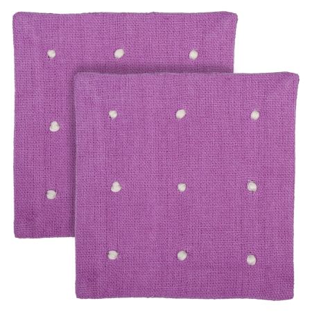 Anthophile Coaster Set of 2 LAVENDER