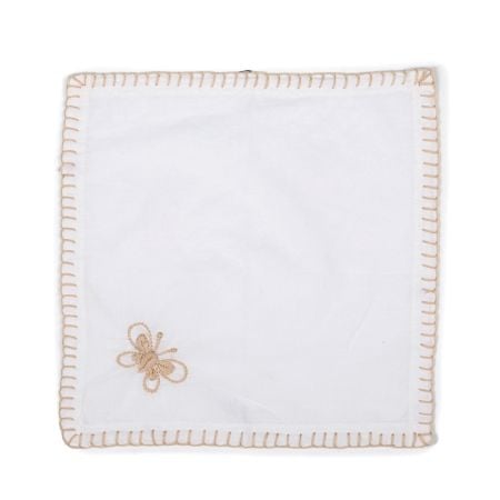 Anthophile Cocktail Napkin â€“ Set of 2 â€“ BEIGE