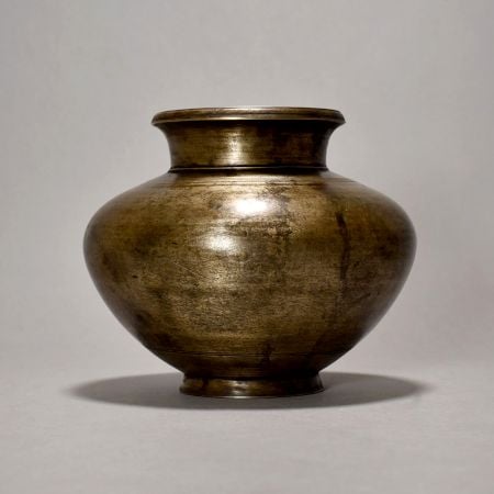 Pure Brass Holy Water Pot in Plain Design