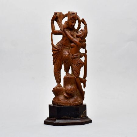 A Beautiful Dancing Couple Statue For Decor