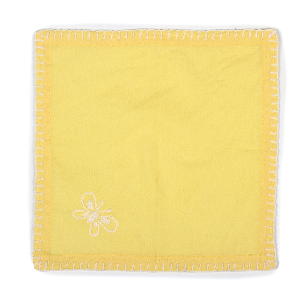 Anthophile Cocktail Napkin – Set of 2 – YELLOW
