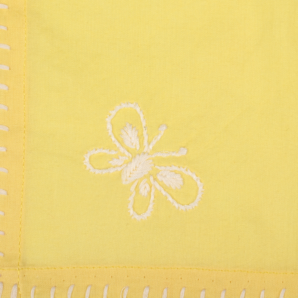 Anthophile Cocktail Napkin – Set of 2 – YELLOW