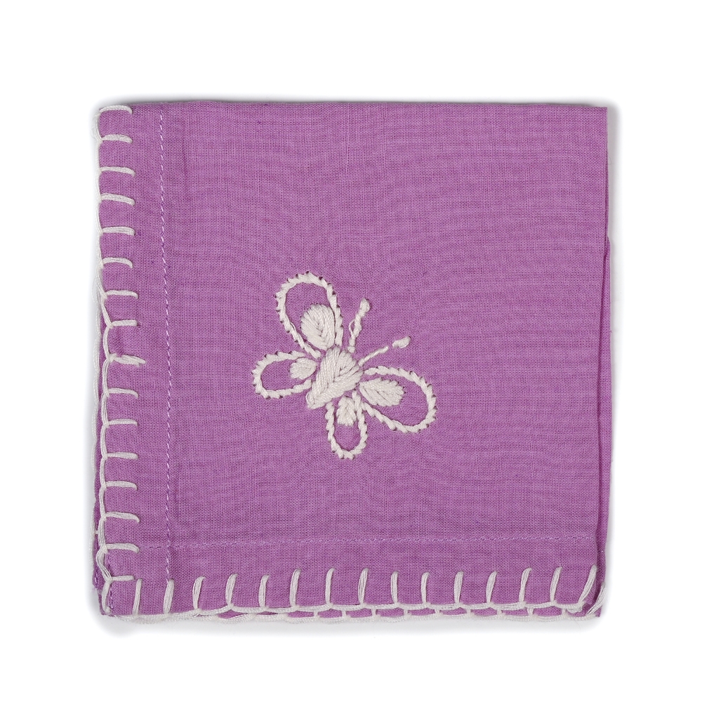 Anthophile Cocktail Napkin – Set of 2 – LAVENDER