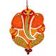 Handicraft Home Decor Wooden Christmas Hanging Ganesha