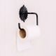 Matte Black Aluminum Toilet Paper Holder