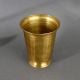 Golden Finish Brass Holy Glass Pot for Rituals and Decoration