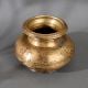 Handcrafted Vintage Brass Holy Water Pot from South India