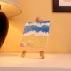 Mini Beach Canvas Art with Shells for DÃ©cor