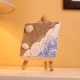 Real Sand and Shell Beach Mini Canvas Painting