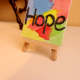 Colorful Hope Textured Canvas Painting for Inspiration